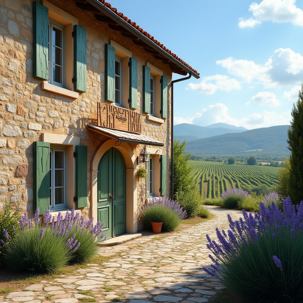 Agriturismo classico italiano con vigneto e struttura ricettiva